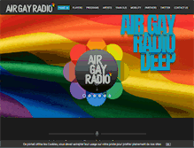 Tablet Screenshot of airgayradio.com
